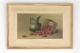 LOT 85: GEORGE McCONNELL
(American, 1852-1929)
Still Life, 1908
Oil on wood board