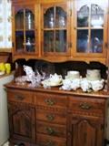 Hutch with china 