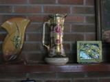 Nippon pitcher plus vases