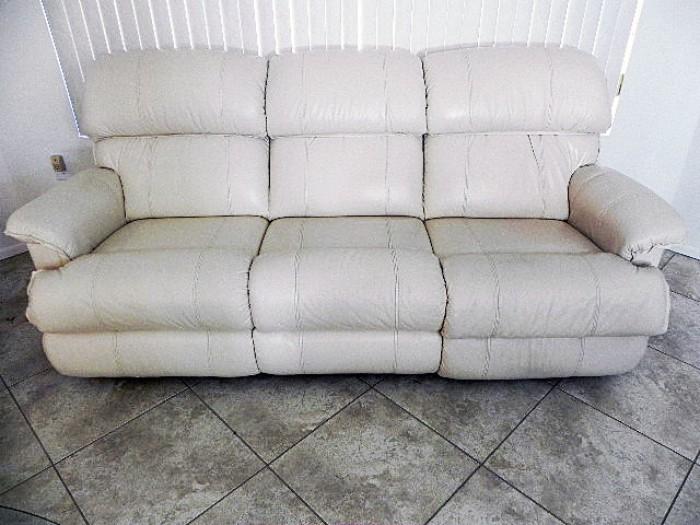 La-Z-Boy leatherette reclining couch