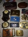 Belt buckle collection, these and more.