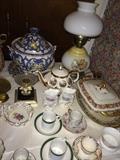 Lots of china pieces.