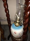 Oil lamp, sorry hurricane is leaning.