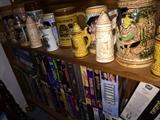 Videos and steins.