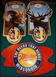 Miller and Coors beer signs