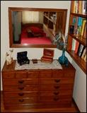 Maple Dresser, Music Boxes, Mirror
