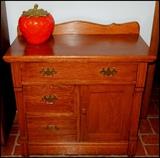 Antique Oak Commode
