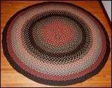 7 Foot Hand Braided Rug
