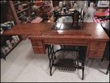 Antique Davis Treadle Sewing Machine