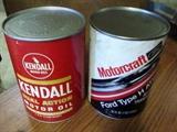 VINTAGE OIL CANS