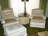Ethan Allen Chairs and Lamp Table