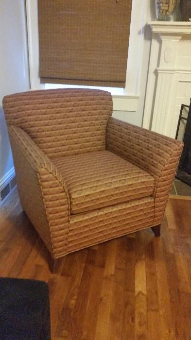 Upholstered Chair from Hickory Leather
