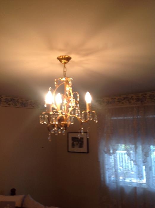 mid century Italian chandelier