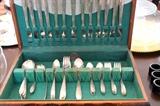 National Silver Co. "Princess Royal" silverplate service for 8