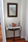 Hall table & matching mirror