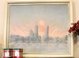 Oringinal painting of Chicago by Eve Turner