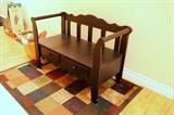 Nice bench and rug