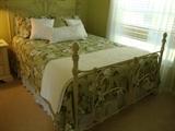 Queen size iron bed