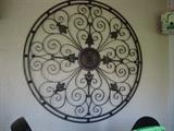 Wrought Iron wall plaque