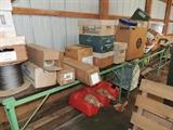 industrial shelving and tools, supplies