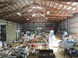 3000 sq. ft. barn/workshop packed with tools, workbench, electrical, plumbing, agricultural..too much to list. more outside!