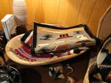 Navajo saddle blankets