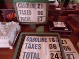 Old gasoline signs