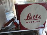 Several Leitz lenses, movie cameras, etc.