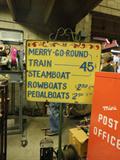Merry Go-Round Sign, one of several