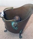 Pair of Early English Coal Buckets