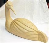Early Hand Carved Painted Loon