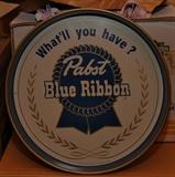 1950'S WHAT"LL YOU HAVE? PABST BLUE RIBBON BEER TRAY  