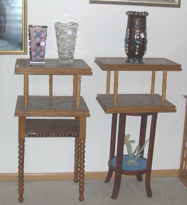 Mosaic 3-tier tables