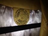 Clifford Olson fringed leather ladies jacket. Leather designer to Hollywood Stars.