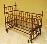 Victorian Stick and Ball Child's Crib