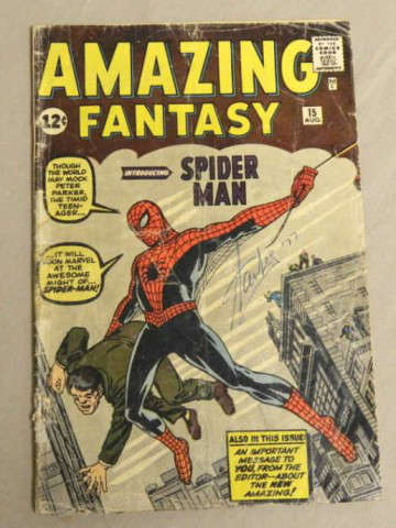 Stan Lee Signed Amazing Fantasy #15