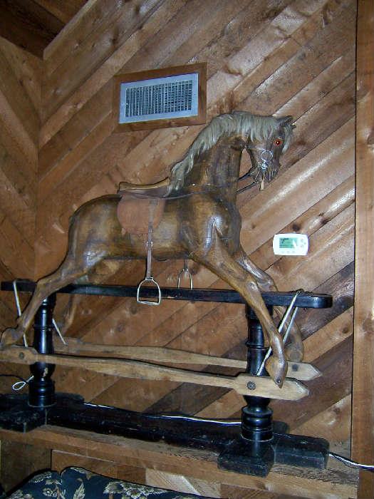 Beauty of an Antique Rocking Horse