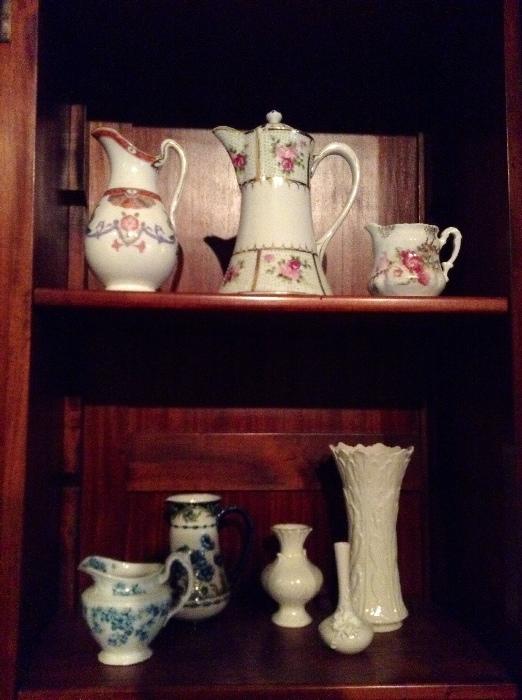 Antique china & glassware