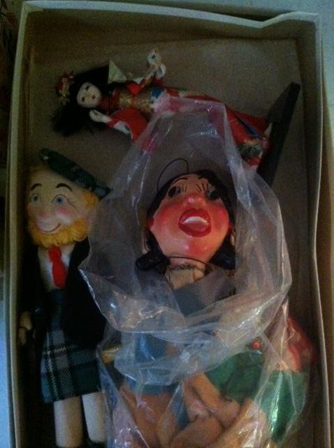 International Dolls and mint marionette - never played with or touched