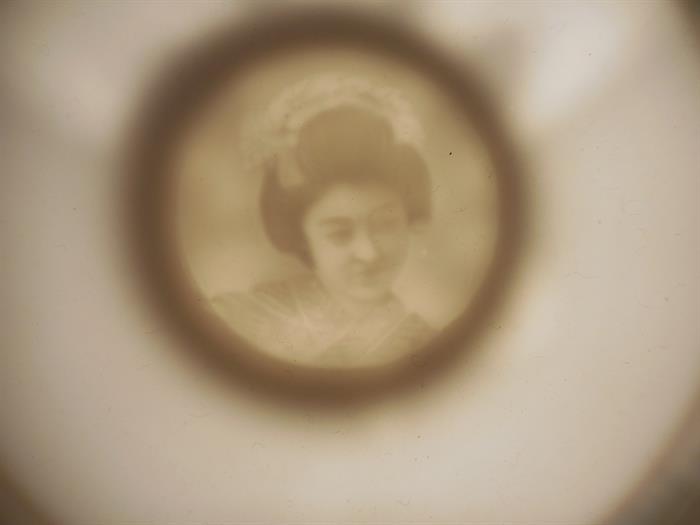 Lithograph as seen on bottom of teacup