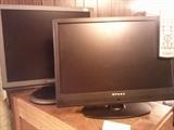 We have two flat screen TV's and two monitors