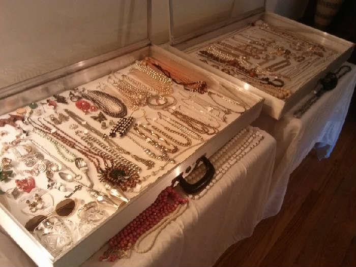 Cases of vintage jewelry (more still being put out)
