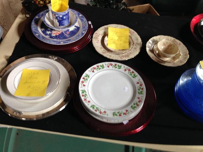 Dishes -prices reduced new, antique, vintage