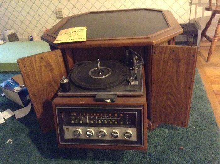 one of a few turntable/radio/hi-fi/stereo systems