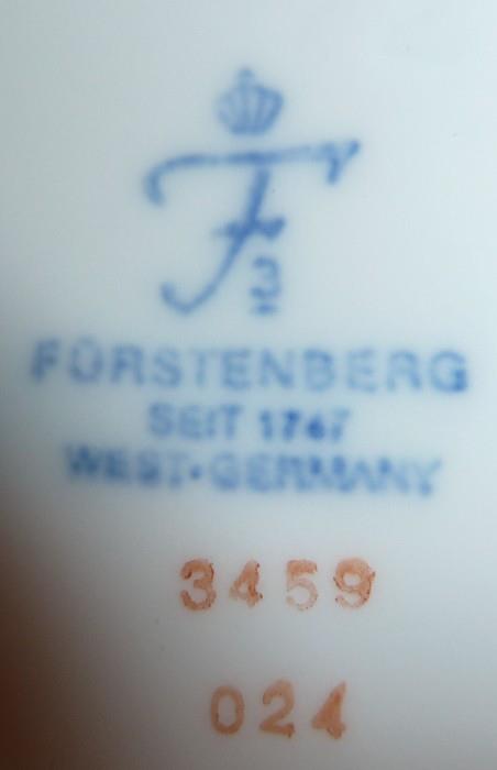 Forstenberg West Germany Vase & Small Plate