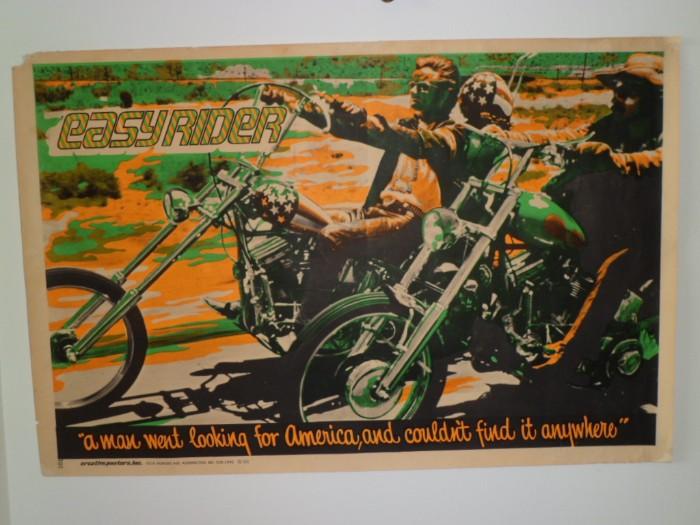 Black light Easy Rider poster