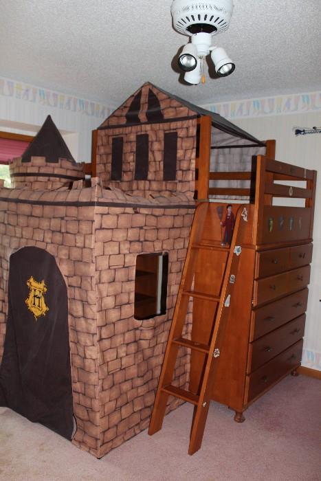 Limited addition collectable Harry Potter Fort.  Purchased for 4500.00 will sell for 2500.00 or best offer.  Has brand new extra parts and new fort.  This is like new as it was only used twice.