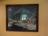 Winter scene puzzle picture 