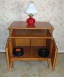 MID CENTURY RECORD CABINET