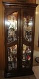 BEAUTIFUL "LIGHTED" CURIO CABINET